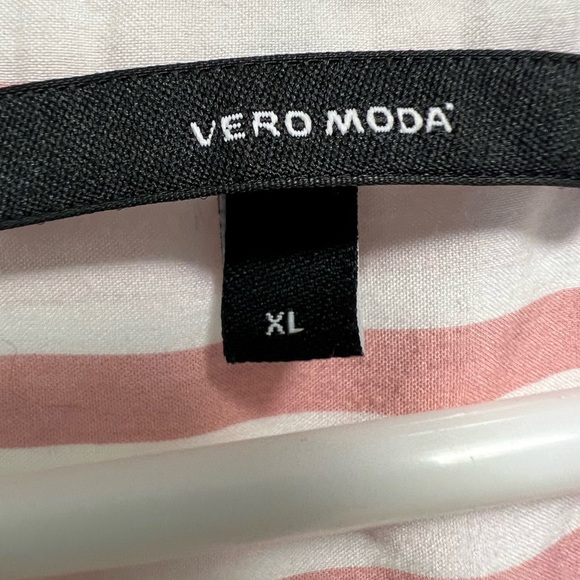 Vero Moda Pink/White striped tunic (Size xl) - Picture 5 of 6